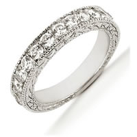 Item # 543959PD - Palladium Diamond Anniversary Band