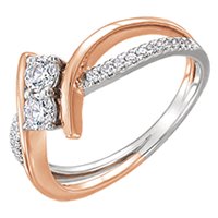 Item # 657888AE - Two Diamond Ring