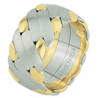 Item # 686581001 - 14 Kt Two-Tone Gold Wedding Ring