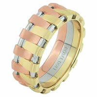 Item # 68678201 - 14 Kt Tri-Color Wedding Ring