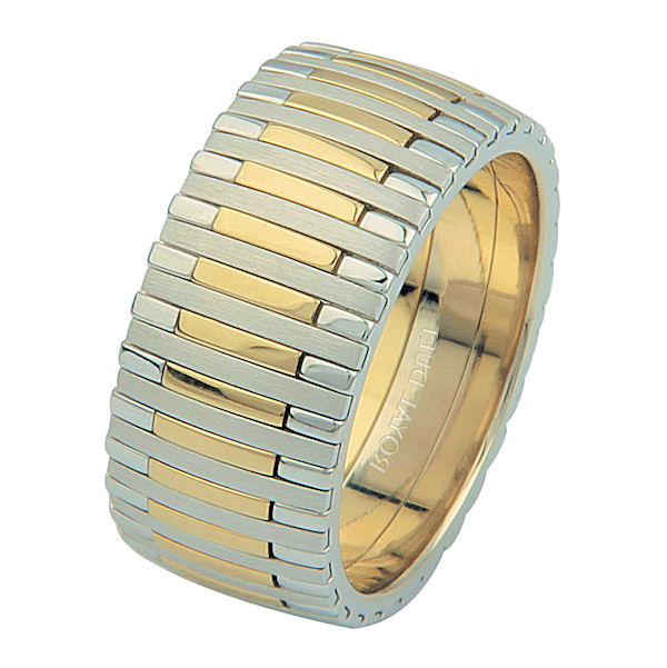 68712010e 18 Kt Two Tone Wedding Ring Piano Music Item 68712010e 18 Kt Two Tone Wedding Ring Piano Music