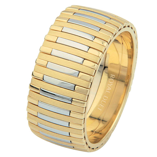 68712101e 18 Kt Two Tone Wedding Ring Music Piano Item 68712101e 18 Kt Two Tone Wedding Ring Music Piano