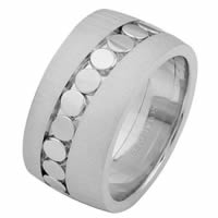 Item # 68726101W - 14 K White Gold Wedding Ring