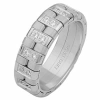 Item # 6873710DWE - 18 Kt White Gold Diamond Wedding Ring