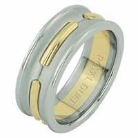 Item # 6873901E - 18 Kt Two-Tone Wedding Ring