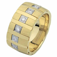 Item # 68754101D - 14 K Two-Tone Diamond Eternity Ring
