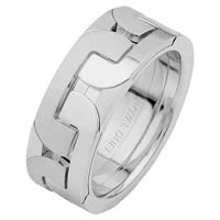 Item # 687551010WE - 18 Kt White Gold Wedding Ring