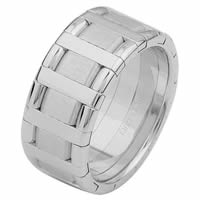 Item # 68760101WE - 18 Kt White Gold Wedding Ring