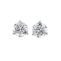 Item # 730253PP - 0.25ct. Platinum Diamond Earrings