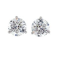 Item # 730753PP - Platinum Diamond Stud Earrings