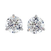 Item # 731003PP - Platinum Diamond Earrings