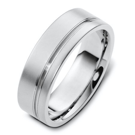F125751AG Sterling Silver Wedding Band