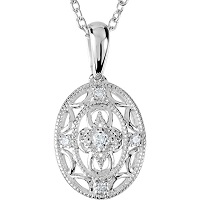 Item # S75640 - Diamond 18" Necklace