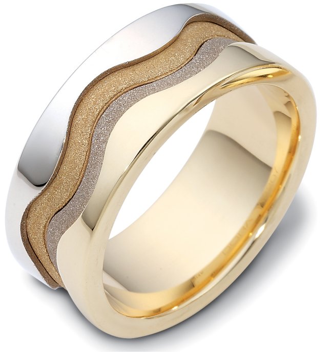 Canyon Mens Wedding Band - Ring Size 14 (RTS)