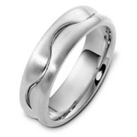 Item # A122621W - 14K White Gold Wedding Band