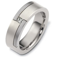 Item # A124441WE - 18K White Gold Diamond Wedding Band