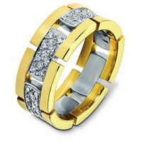 Item # A124671 - 14K Gold Flexible Diamond Wedding Band