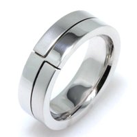 Item # A124731WE - 18K White Gold Wedding Band.