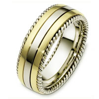 Item # A129211 - 14K Two Tone Wedding Band