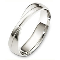 Item # A130281WE - 18 Kt White Gold Wedding Band