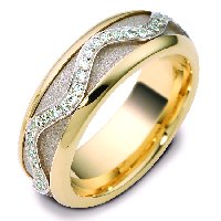 Item # A7769E - 18K Diamond Ring Rotating Center 