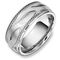 Item # B131951WE - 18 Kt White Gold Wedding Band