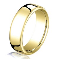 Item # B25833E - 18Kt Yellow Gold 5.5mm Comfort FitWedding Band