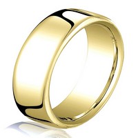 Item # B25853 - 14K Gold 7.5mm Comfort Fit His and Hers Wedding Ring