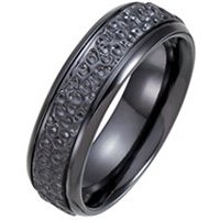 Item # B273180TI - Black Titanium Wedding Band