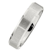 Item # B72094C - Cobalt Chrome Beveled Wedding Ring
