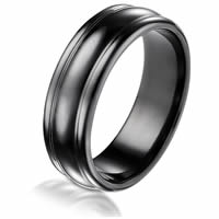 Item # B723232TI - Black Titanium Classic Wedding Band