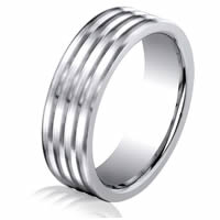 Item # B73081C - Cobalt Chrome Classic Wedding Ring
