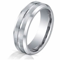 Item # B73117C - Cobalt Chrome Classic Wedding Ring