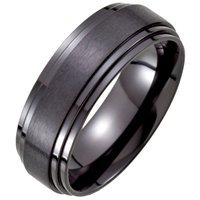 Item # B73778TI - Black Titanium Classic Wedding Band
