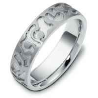 Item # C118831WE - Carved Wedding Band