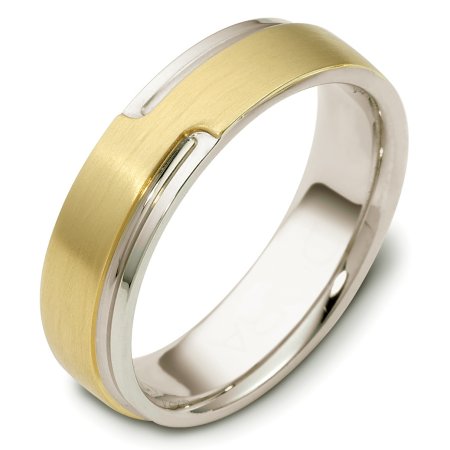 C120521 14 Kt Two-Tone Wedding Band