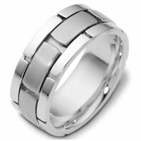 Item # C122041WE - 18K White Gold Wedding Band.