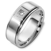 Item # C123751PP - Platinum Diamond Wedding Band.