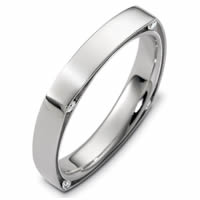 Item # C124501W - 14kt White Gold Diamond Wedding Ring
