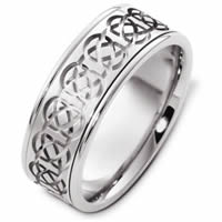 Item # C125231W - Celtic Wedding Band.