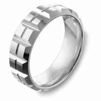 Item # C12789C - Cobalt Chrome Contemporary Wedding Ring