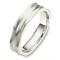 Item # C127951WE - 18 Kt White Gold Wedding Band