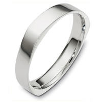 Item # C129931WE - 18 Kt White Gold Wedding Band