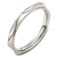 Item # C131561WE - 18 Kt White Gold Wedding Band