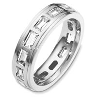 Item # C131701W - Diamond Eternity Band 14K White Gold 