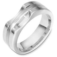 Item # C133491W - 14 Kt White Gold Wedding Band