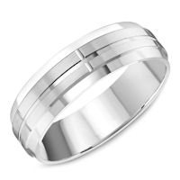 Item # C13761W - White Gold Classic Wedding Band