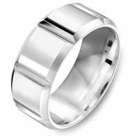 Item # C7786C - Cobalt Chrome Contemporary Wedding Ring