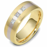 Item # E117751PE - Platinum and 18k Gold Diamond Ring.