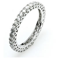 Item # E245060WE - Diamond Eternity Band 18K White Gold 